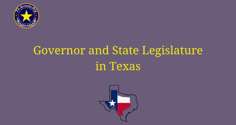 Governor and State Legislature in Texas