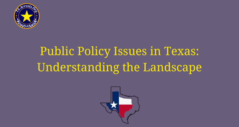 Public Policy Issues in Texas: Understanding the Landscape